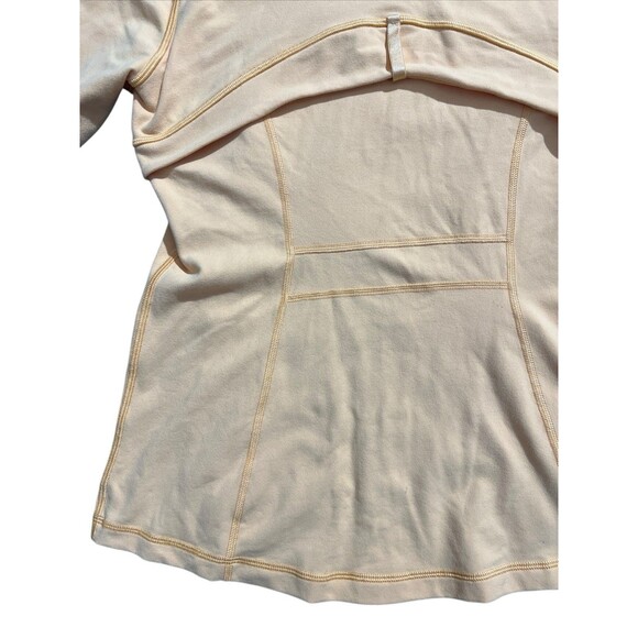 Lululemon Jacket Women Sz 10 Pale Orange Define Full Zip Mock Neck Athleisure - Picture 10 of 16